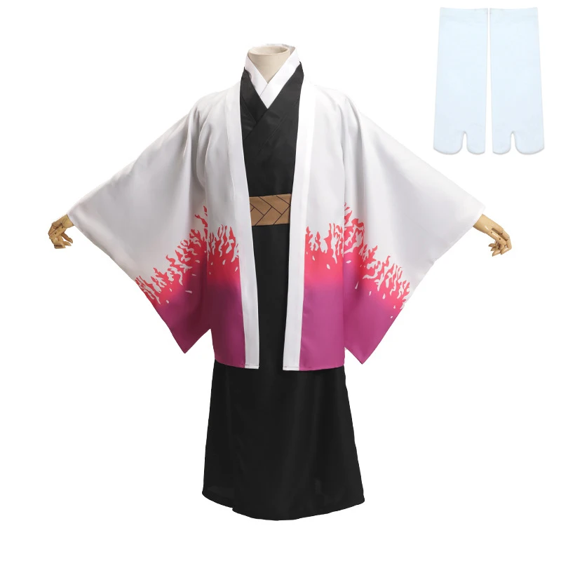

Anime Ubuyashiki Kagaya Cosplay Costume Party Demon Slayer Kimetsu No Yaiba Cosplay Kimono Halloween Cloak Set Role Play