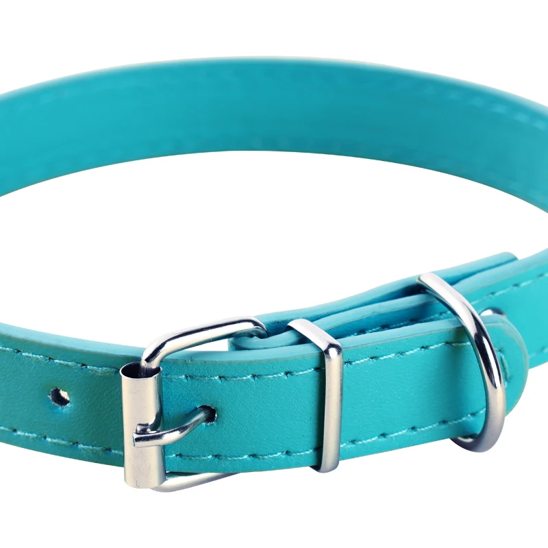 Dog Collars Cat Necklace Puppy Scarf 12 Colors Size Adjustable Suitable for Medium and Small Pets Solid Blue Teddy Red Chihuahua | Дом и сад