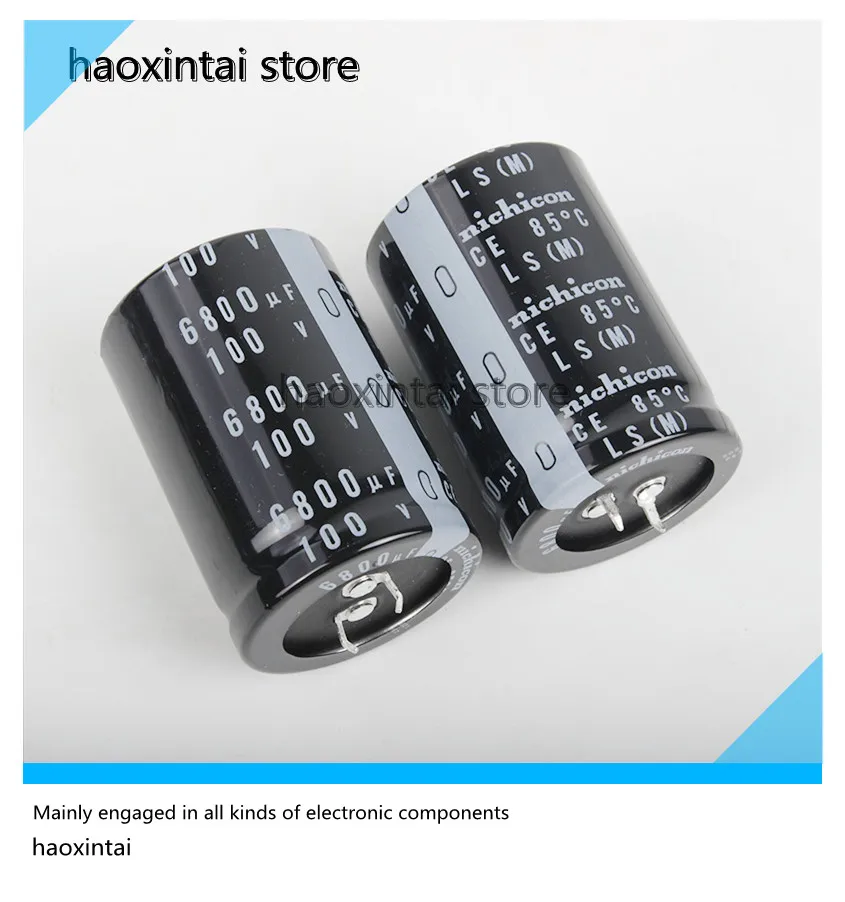 

1PCS 6800uF 100v 35*50MM Nichicon Nichicon LS series FM711 power amplifier royal filter large electrolytic capacitor