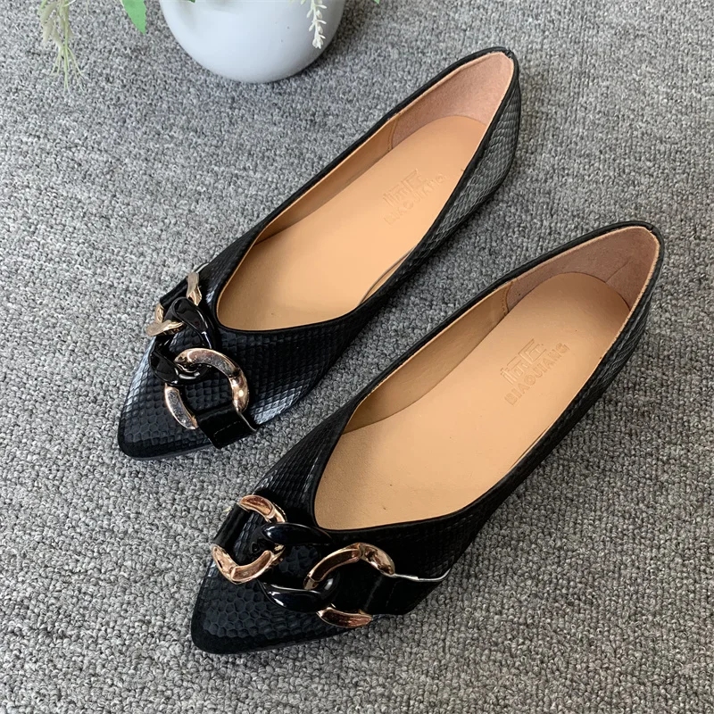 Женские туфли на плоской подошве без застежки размеры 31-44