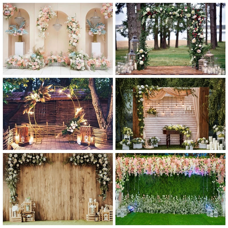 

Wedding Flower Curtain Photography Backdrop Photocall Baby Birthday Party Decor Photographic Background Photo Studio Photophone