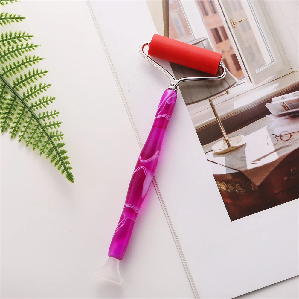 diamentowa ręka ze stali nierdzewnej z wielofunkcyjnymi końcówkami do rysowania i haftu diamentowego