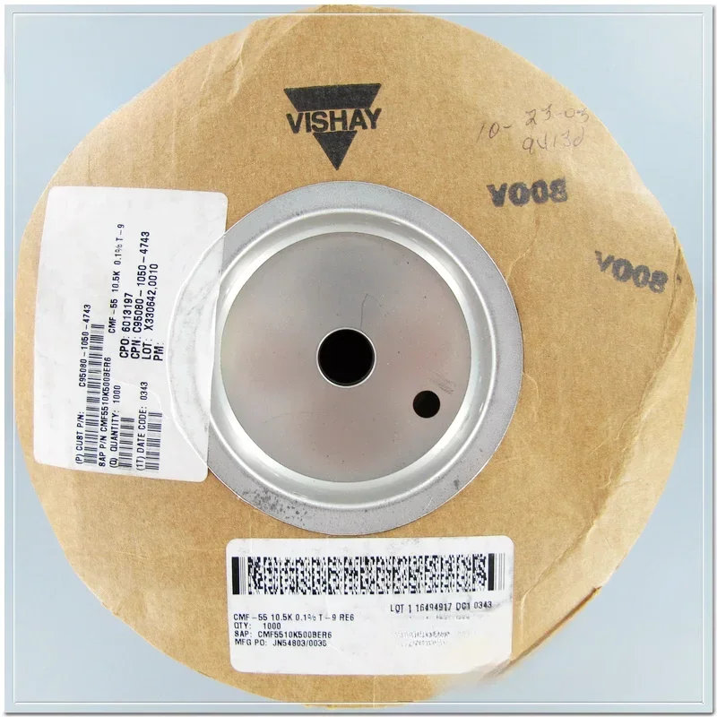 10 шт. VISHAY DALE CMF55 (RN55E) 5 K/0 25 W 0.1% 25ppm осевой металлический пленочный резистор