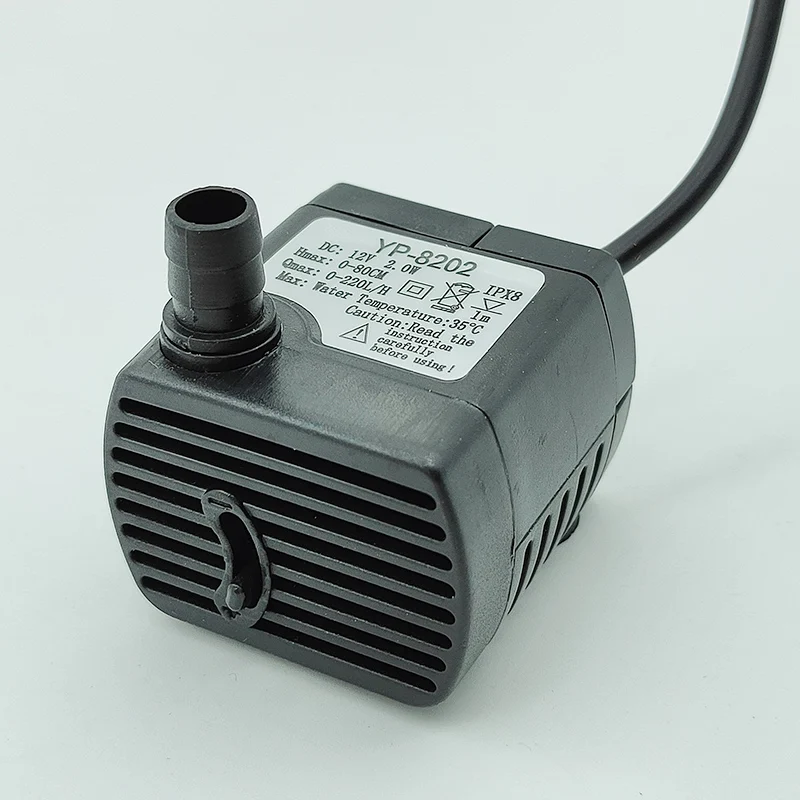 

DC12V Micro Mute Brushless Water Pump Submersible Impeller Centrifugal Circulation Pump 2W 3.6LPM For Fish Tank Rockery Aquarium