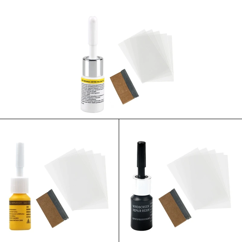 

Car Cracked Glass Repair Tool Kit Auto Windshield Nano Repair Fluid Car DIY Window Tools Glass Scratch Repair
