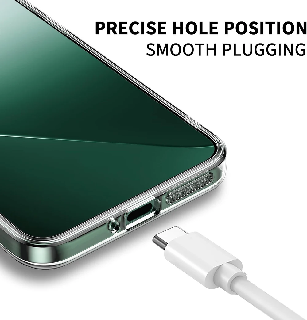 Ультратонкий силиконовый мягкий чехол для Xiaomi 14 14T 13 13T 12 12X 12S 12T Pro Lite