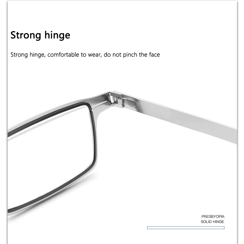 Складные очки для чтения мужчин металлические круглые овальные квадратные