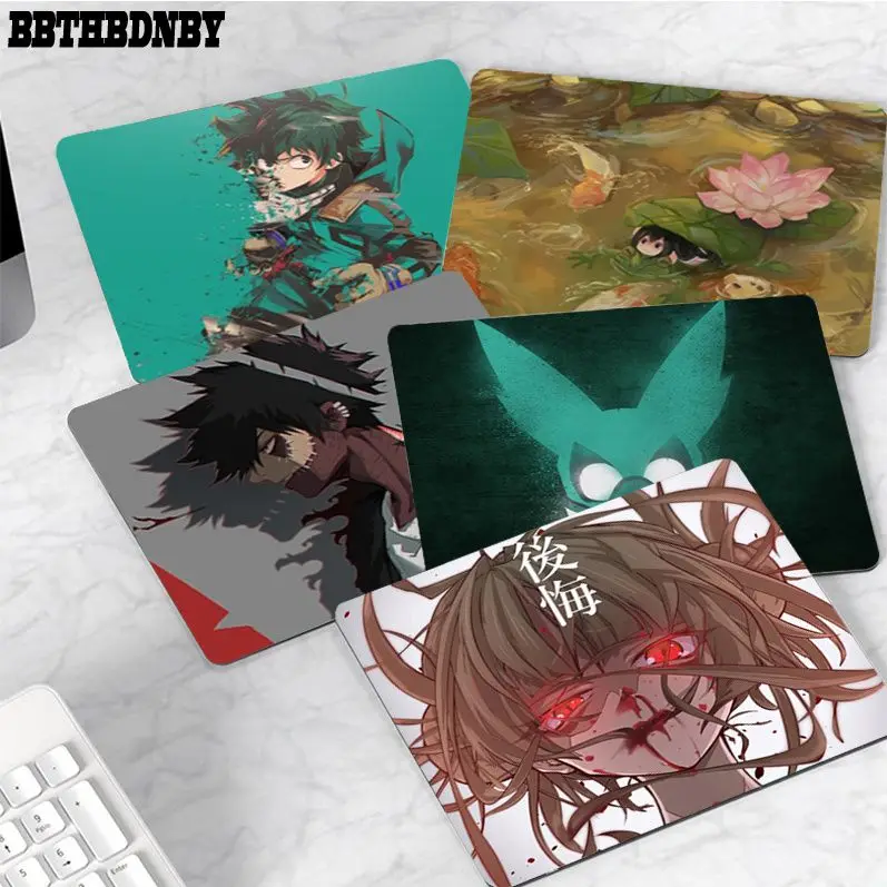 

My Hero Academia 25x29cm Small Cartoon Anime Gaming Mouse Pad Keyboard Mouse Mats Smooth Company for PC Mouse Carpet