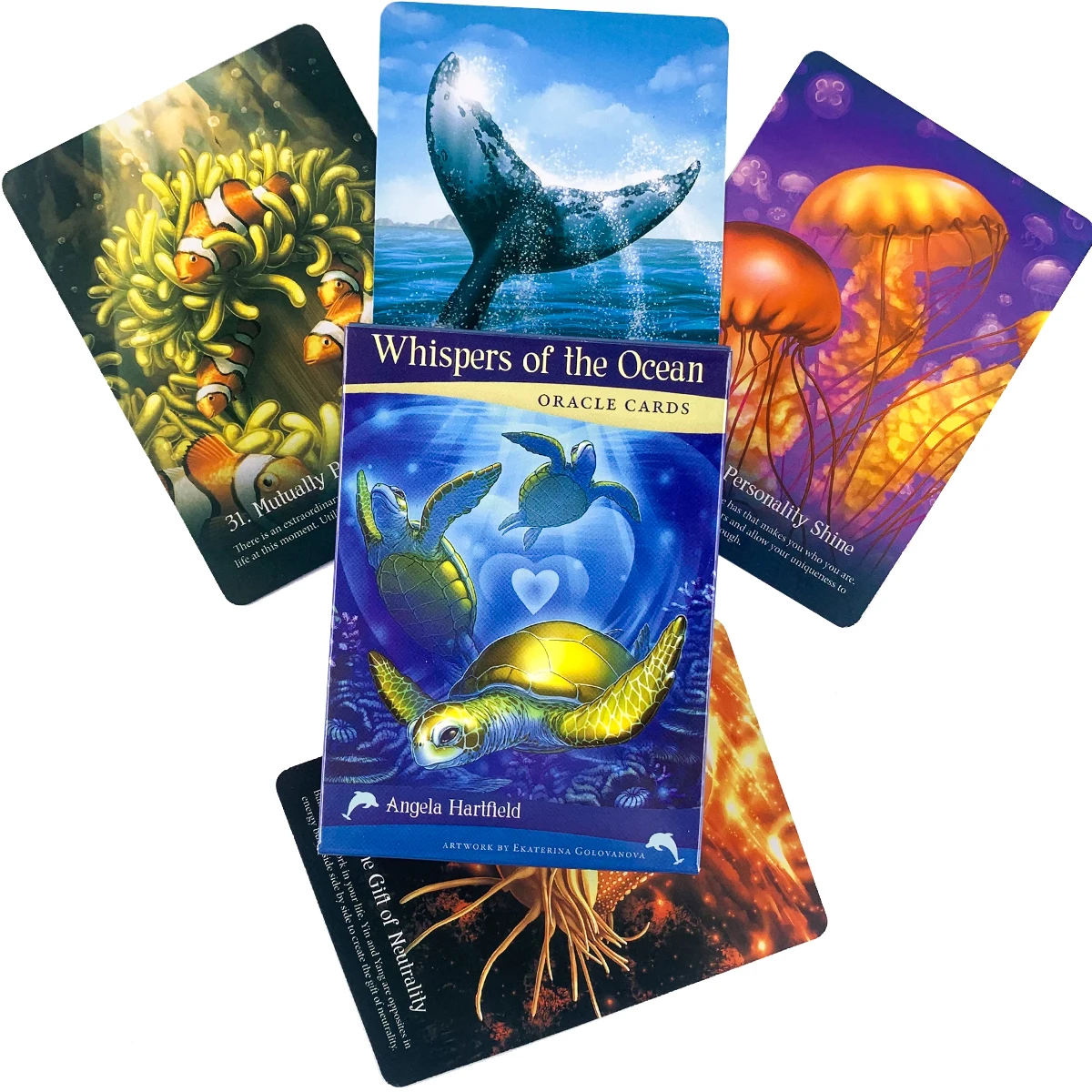 

Whispers of The Ocean Oracle Cards High Quality Special Style Divination Prophet Cards Game Gift Board Astrology Fortune Telling