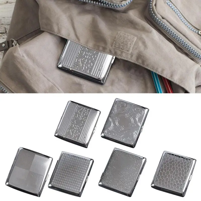 

Engraved Metal Smoking Box Case With Portable Design Creative Tobacco Case Container Portable Cigar Holder Storage Box For Men