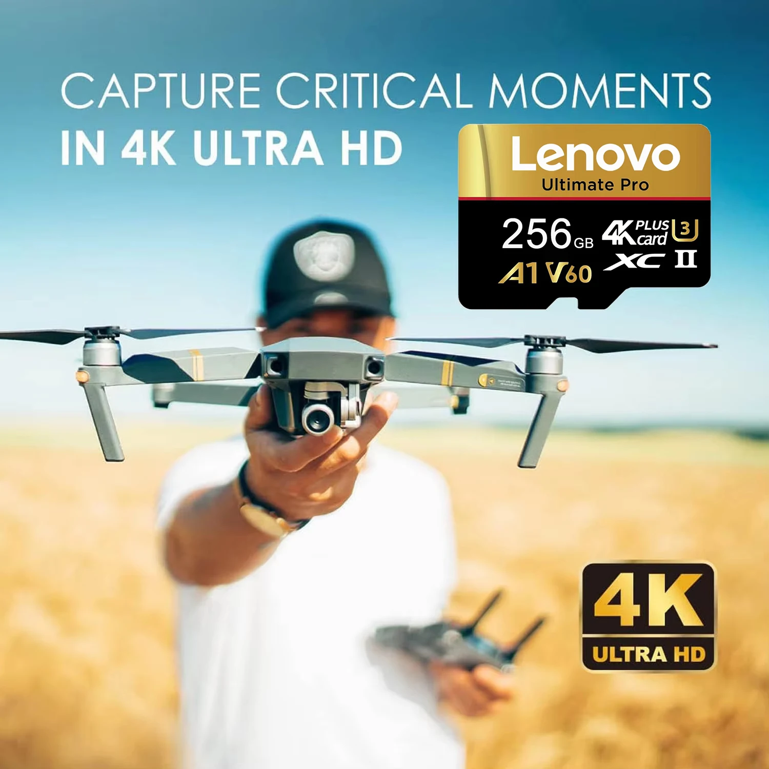 Фото Надежная карта памяти Lenovo 512 ГБ Micro TF SD, карты SD 256 ГБ, 32 ГБ, устойчивые к рентгеновскому излучению, 4K, для видеорегистраторов / планшетов / систем видеонаблюдения №4
