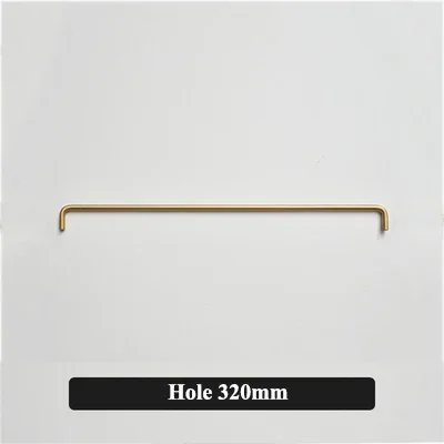

Мебельные ручки TINYHOB латунные золотые 2.52"-15.74"