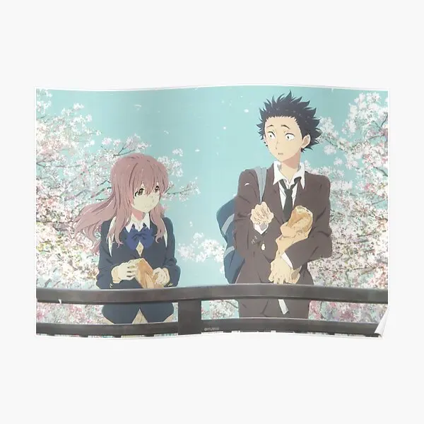 

A Silent Voice Shoya Shouko Anime Poster Mural Decoration Modern Home Vintage Decor Print Room Picture Painting Wall No Frame