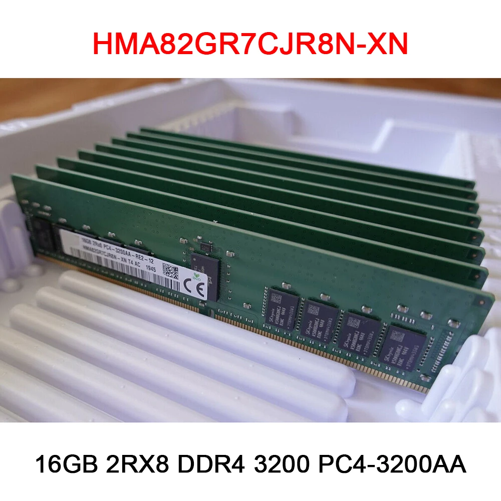 Для SK Hynix RAM 16GB 2RX8 DDR4 3200 PC4-3200AA ECC Серверная память
