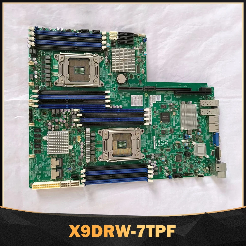 Материнская плата Xeon Processor E5-2600 V1 V2 Family LGA2011 DDR3 для Supermicro X9DRW-7TPF