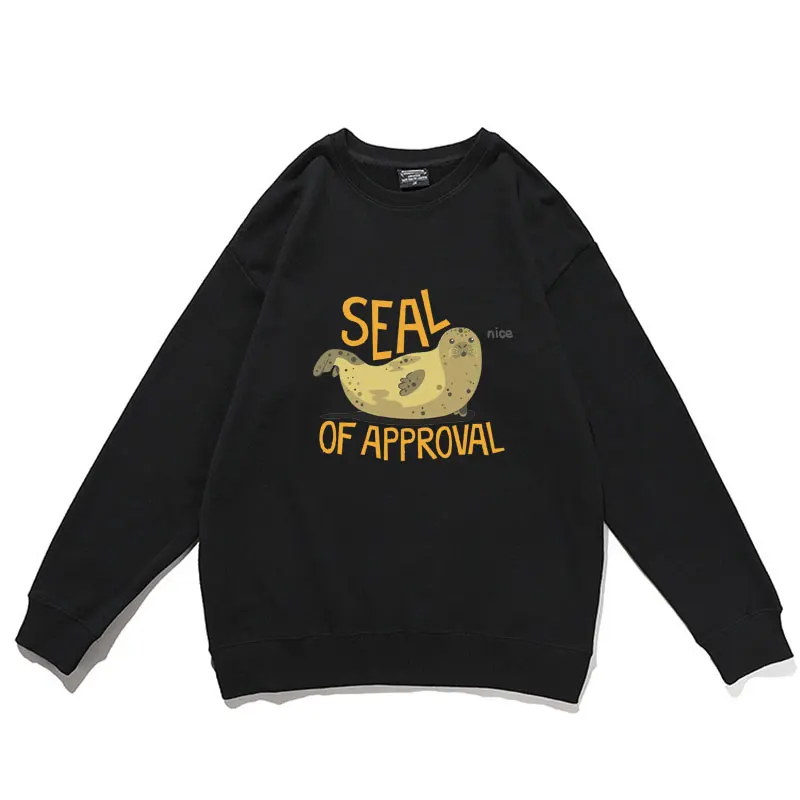 

Пуловер с печатным узором, Забавные милые пуловеры с узором, Модный свитшот с круглым вырезом для мужчин и женщин, новые милые свитшоты для м...