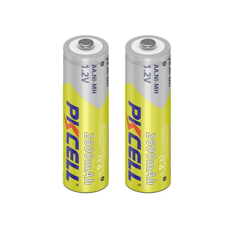 

2/6/10/20PC PKCELL 2600mah 1.2V AA Rechargeable Batteries Ni-MH AA Battery For Camera toy Car Flashlight AA batteries