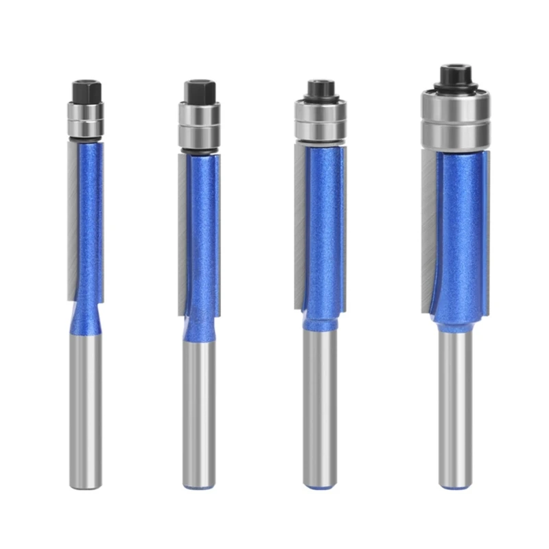 

Концевая фреза, твердосплавная фреза для обработки дерева, 1/4 дюйма, 4 шт.