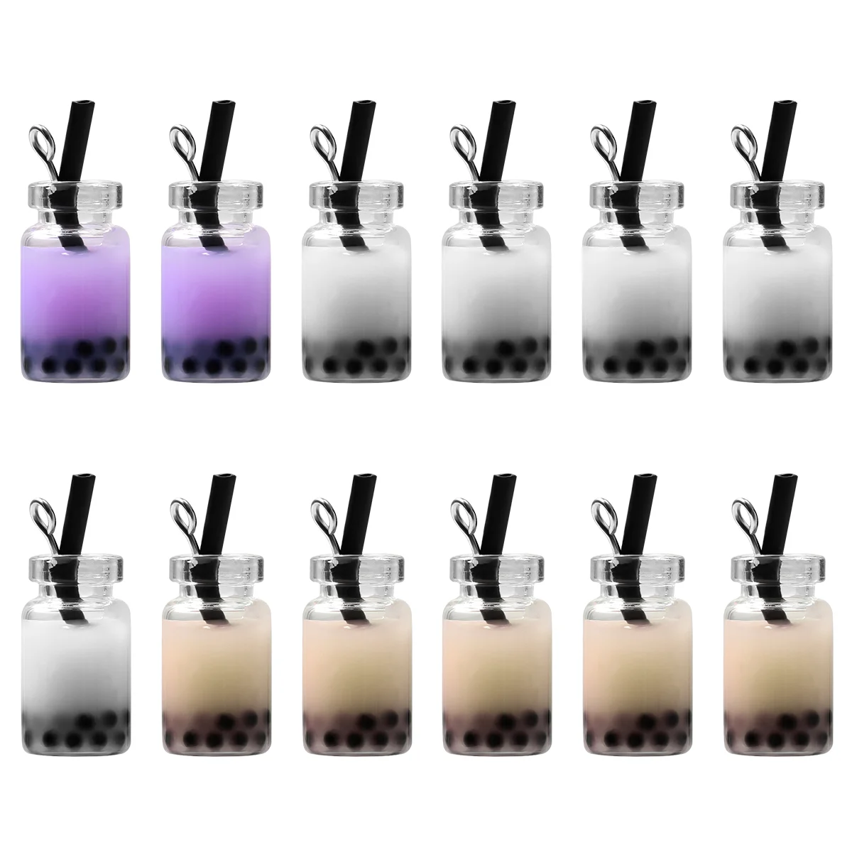 

12 шт., декоративные подвески в виде чайной чашки для девочек