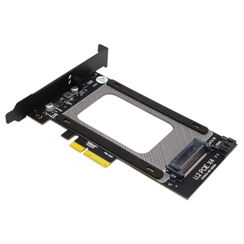 

Карта адаптера U.2 к PCI-E 4X, PCI E 3,0 4X U.2 SFF-8639 Riser PCIe U.2 SSD к PCI-E Card для 2,5 дюймового NVME U.2 SSD