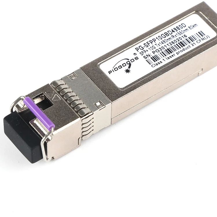 PG-SFPP10GBD4580D Расстояние 80 км 10G BiDi sfp-10g-zr Трансивер