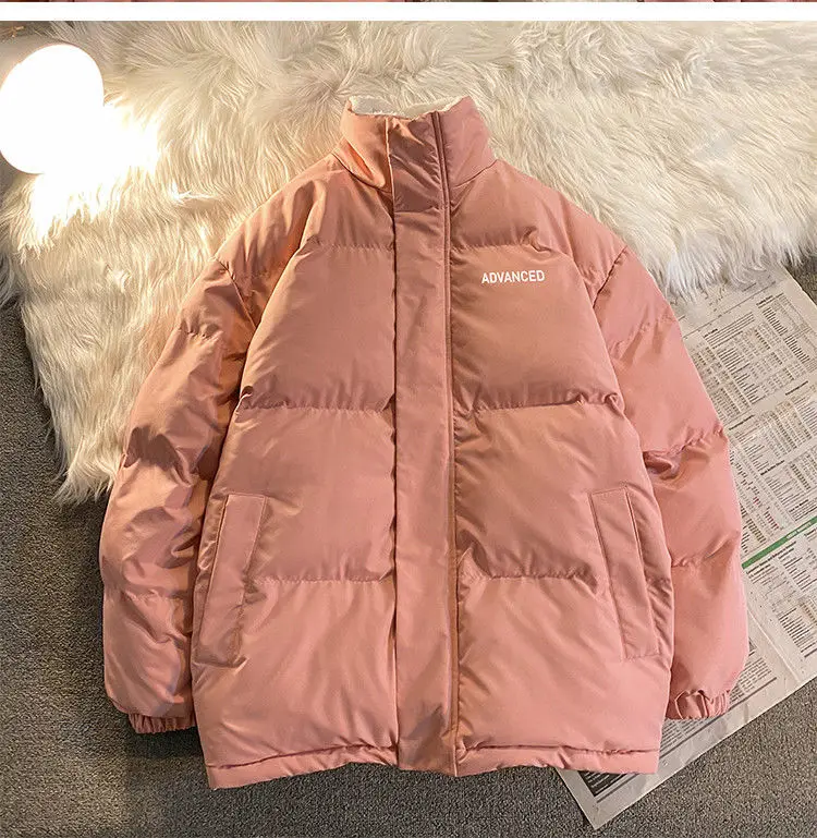 2022 Winter Thick Cotton Coat Women's Korean Version Lamb Wool Plus Velvet Short Cotton Coat Hong Kong Style Loose Coat