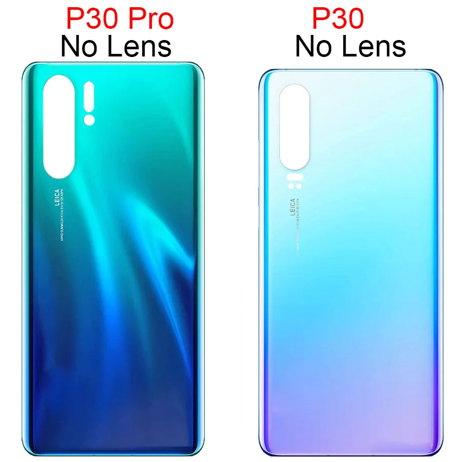 Стекло для Huawei P30 Pro крышка аккумулятора задняя корпуса Замена с объективом
