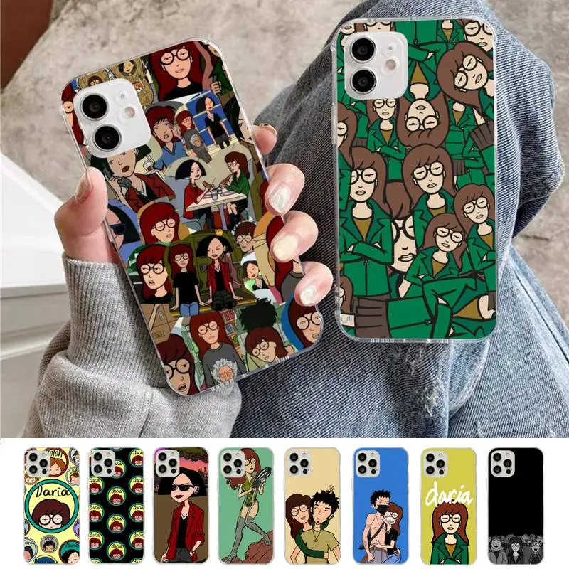

DariaS Morgendorffer Phone Case for iPhone 11 12 13 Mini Pro Max 8 7 6 6S Plus X 5 S SE 2020 XR XS 10 case
