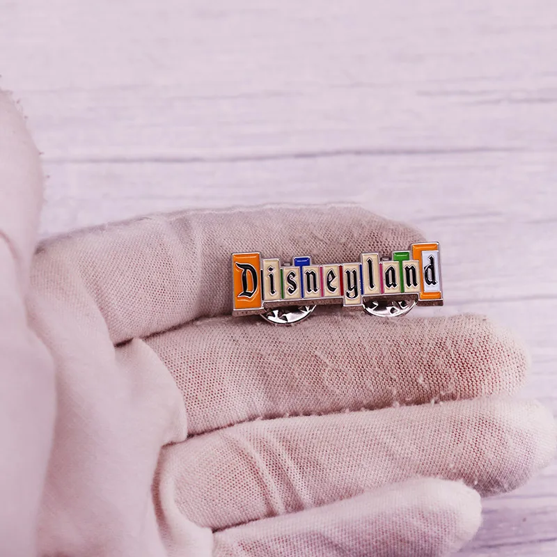 Disneyland-значок для парка развлечений брошь с логотипом Pastel Алфавит Pin - купить по