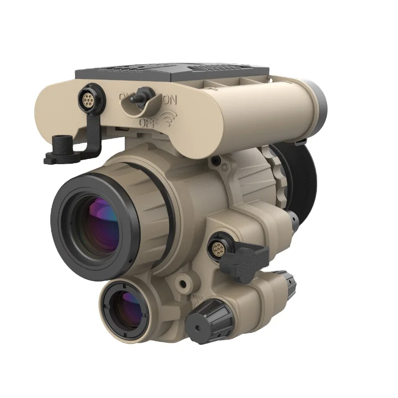 

Fused night vision monocular night vision device