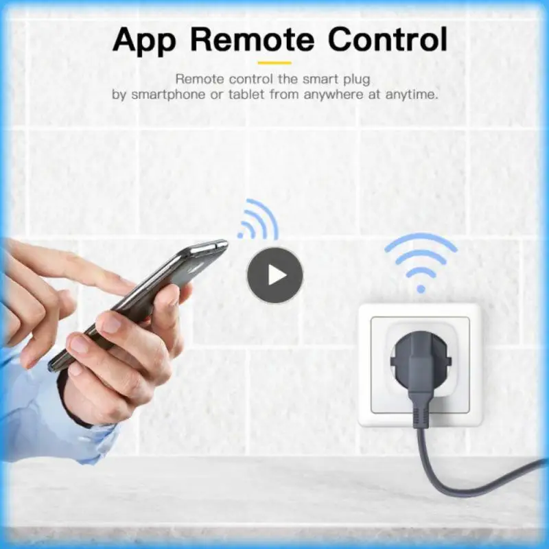 

Intelligent Grouping Control Smart Plug Timing Function Smart Socket Wifi Dual Mode Voice Control Timer Socket