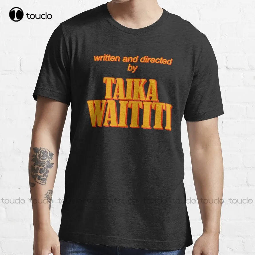 

Футболка из хлопка с надписью и руководством Taika Waititi