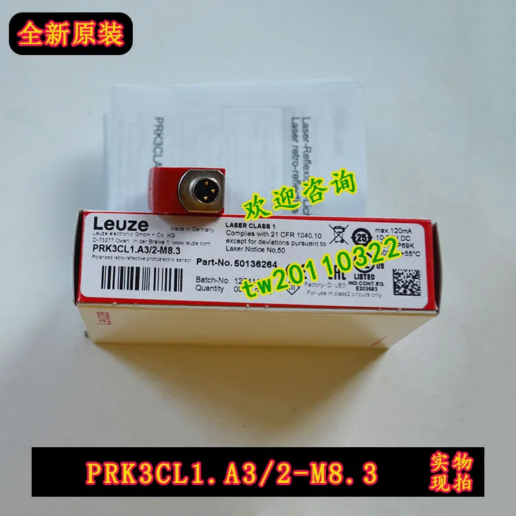 [Физическое фото] PRK3CL1.A3/2-M8.3 Германия Laoyizhen LEUZE фотоэлектрический датчик торга