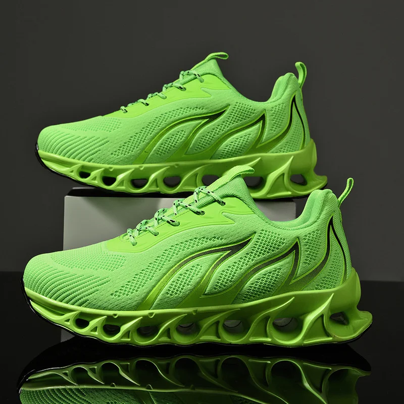 

Thin Men's Shoes Tide Shoes Flame Wild Sports Large Size 46 Running Shoes Spring and Autumn New Breathable Men's Casual Shoes