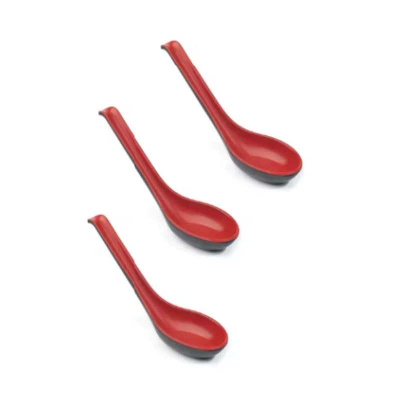 

Набор ложек для супа Red Black Melamine 3/6 шт