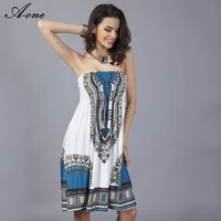 2022 spring and summer womens dress new one shoulder sleeveless boho mid size clothing slim a line ladies dresses