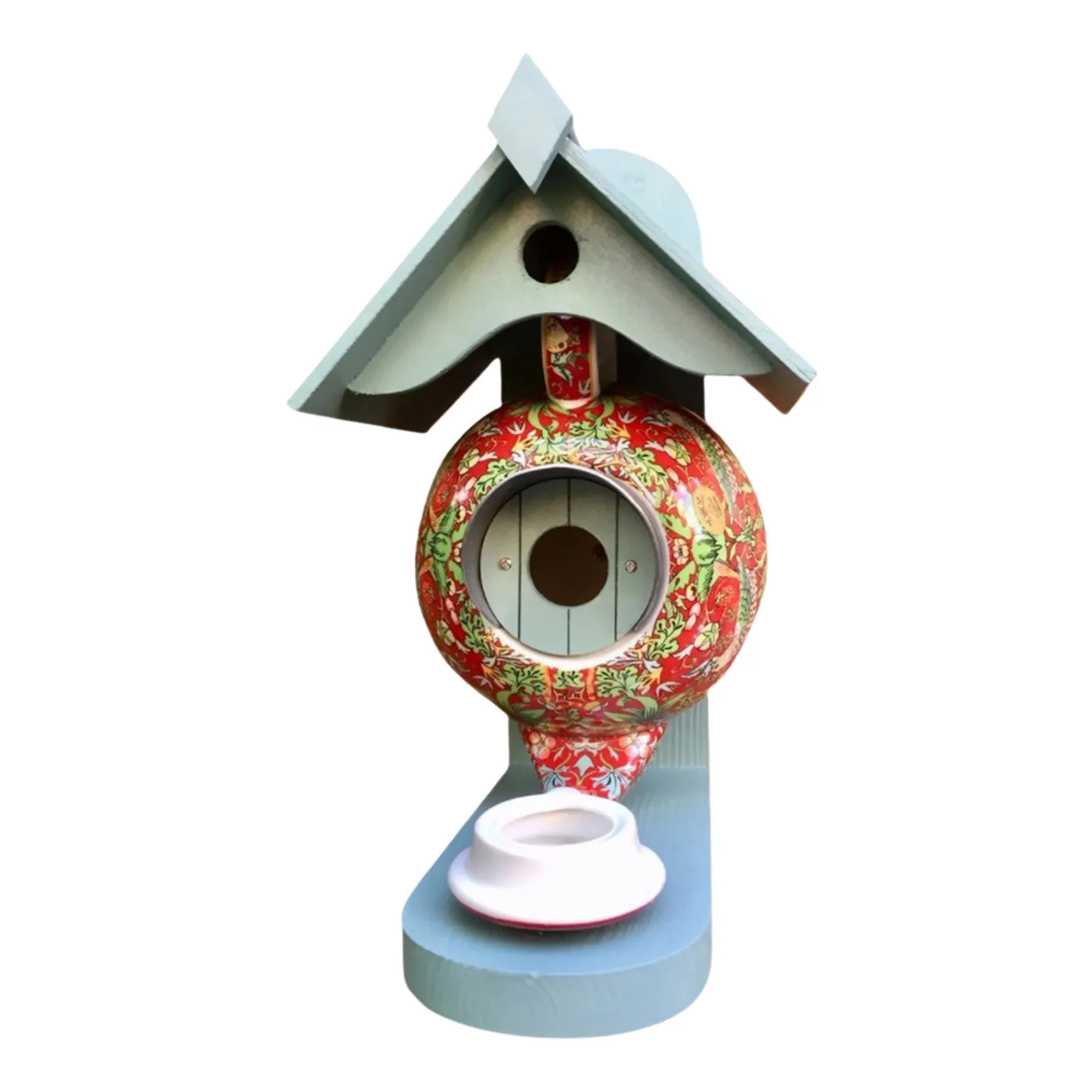 

Чайник для птичьего домика и кормушка для птиц, креативная многоцветная кормушка для птиц, подвесная Кормушка Для колибри