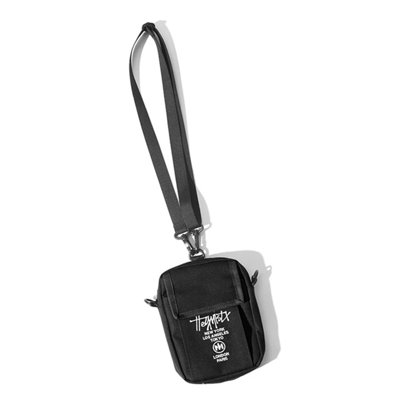 Men Sling Bag Mini Crossbody Bag Fashion Phone Purse Breast Shoulder Bags Boy Canvas Messenger