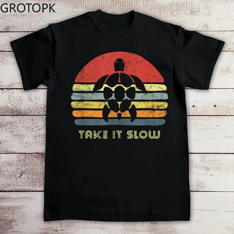 

Футболка Мужская/Женская/мужская с забавной морской черепашкой, топ в стиле хиппи I Like, Пляжная черепаха, винтажная уличная одежда в подарок,...