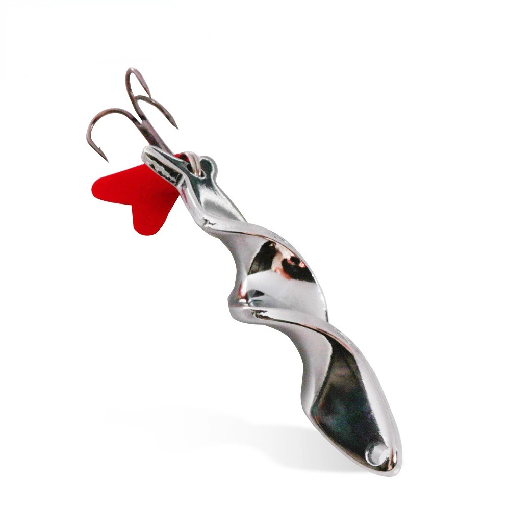 

2-pcs High-speed Spiral Remote Casting Sequin Rotating King 10g14g21g28g Rotating King Road Sub-hard Bait Metal Free Shipping