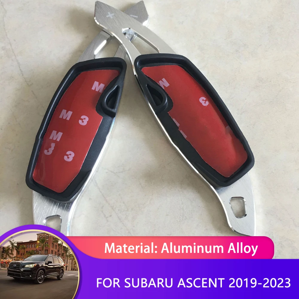 

Автомобильное рулевое колесо для Subaru Ascent Evoltis WM 2019 2020 2021 2022 2023, алюминиевый корпус переключателя передач DSG, 2 шт.