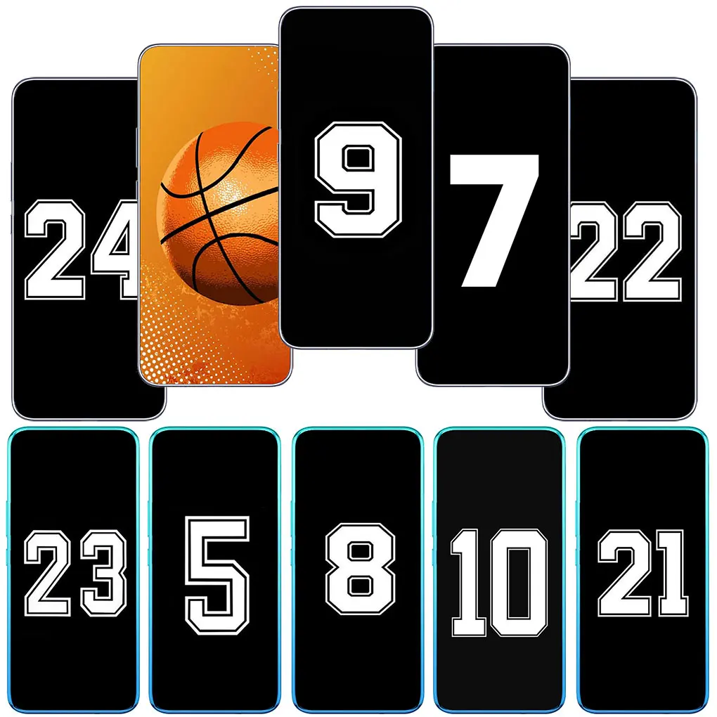 Чехол Lucky Number Football Basketball 23 24 5 чехол для Motorola Moto Edge 40 50 Pro 30 Ultra neo 20 Lite One Fusion G85 E22 E40 E30
