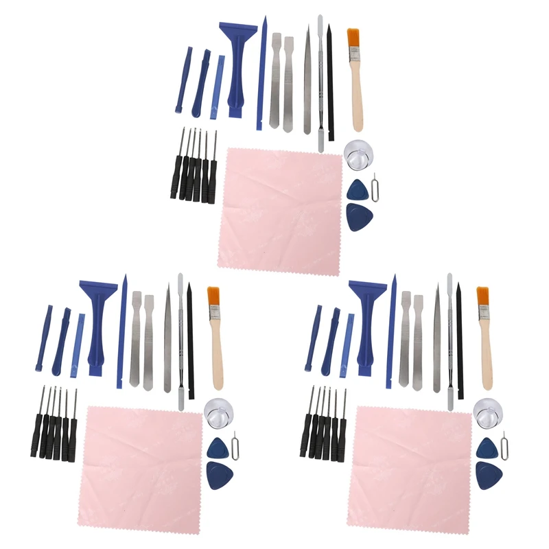 

3Set Durable Disassemble Tools Phone Screen Laptop Opening Repair Tools Set Kit For Iphone For Ipad Cell Phone Tablet PC