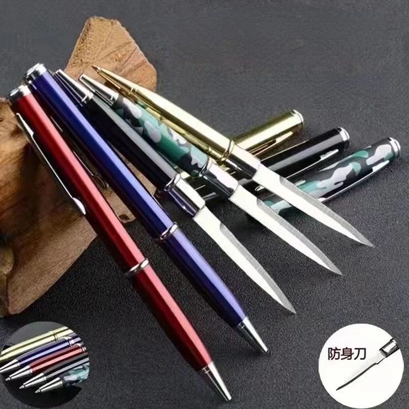 

Multifunctional Self-Defense Pen Knife Hidden Ballpoint Pen Writing Self-Defense Detachable Express Portable Legal Self-Defense