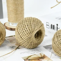 1 3mm natural vintage jute rope cord string twine burlap ribbon crafts sewing diy jute hemp gift wrapping wedding party supplies