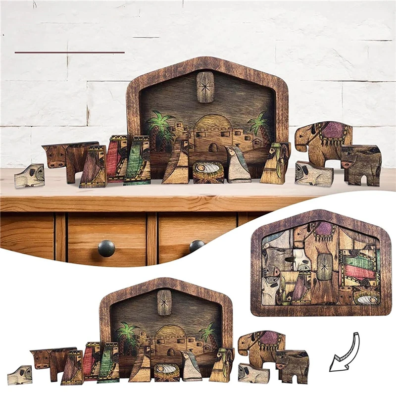 Фотофон с изображением рождественского хранилища в стиле Пасхи |