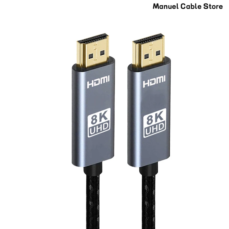 

8K HDMI - Compatible Cable HDMI 2.1 8k/60Hz 4k/120Hz High Definition Video And Audio Cable HDR Cable For PC TV PS5 PS4 Laptop