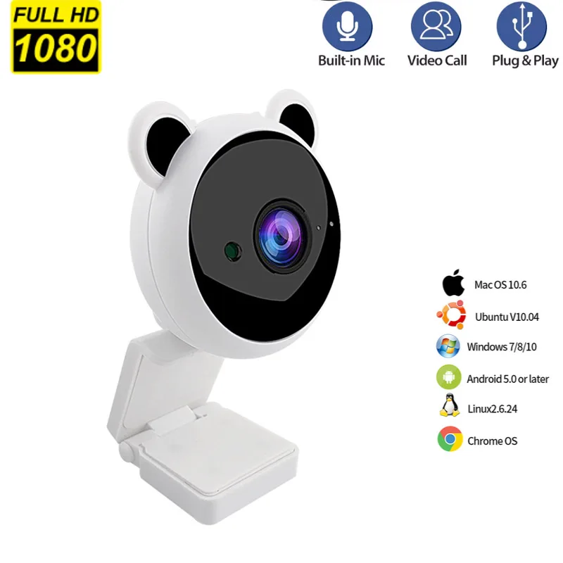 

Веб-камера HD 1080P с USB-разъемом для ПК