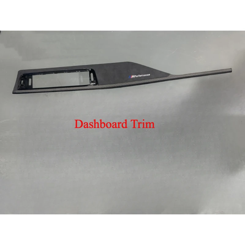 

Накладка на приборную панель F30 M3, блестящая черная декоративная отделка из углеродного волокна для салона BMW F30 F31 F32 F33 F80, обновление