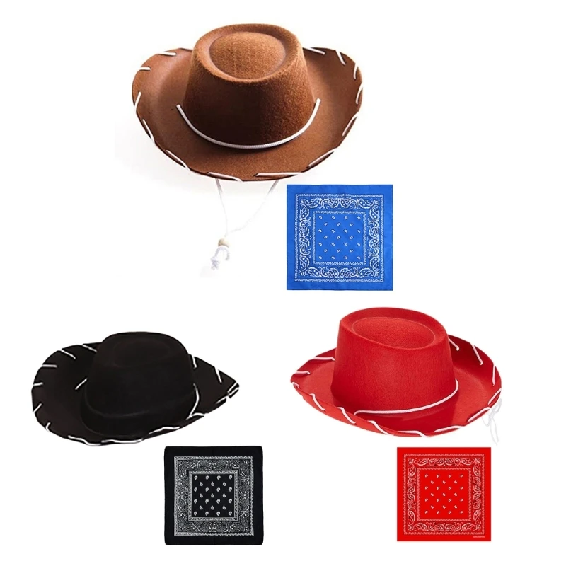 

Ковбойская шляпа, банданы, девичник, искусственная шляпа, ковбойский костюм, дорожная шляпа в западном стиле